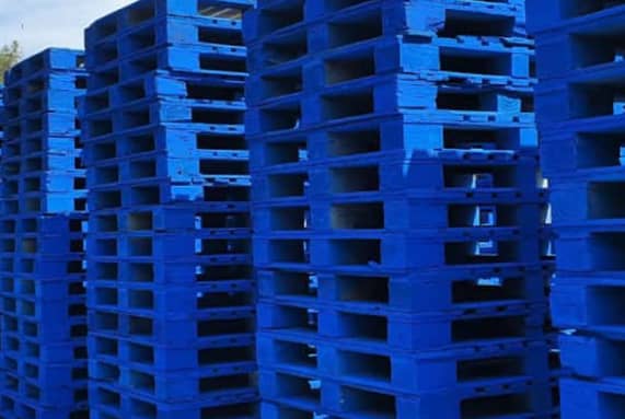 TARIMA PINTADA REFORZADA PARA EXPORTACIÓN